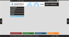 Desktop Screenshot of analytica.ch