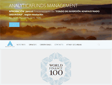 Tablet Screenshot of analytica.ec